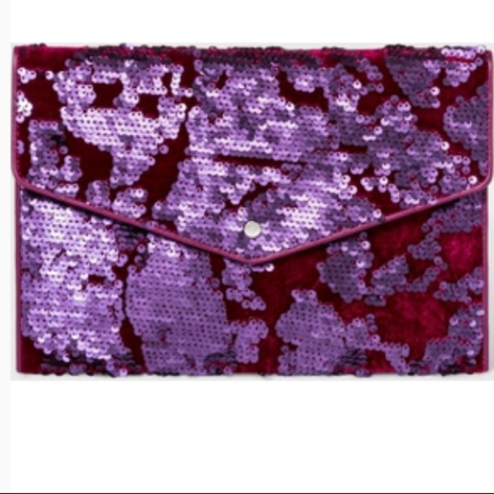 A New Day Sequin Clutch